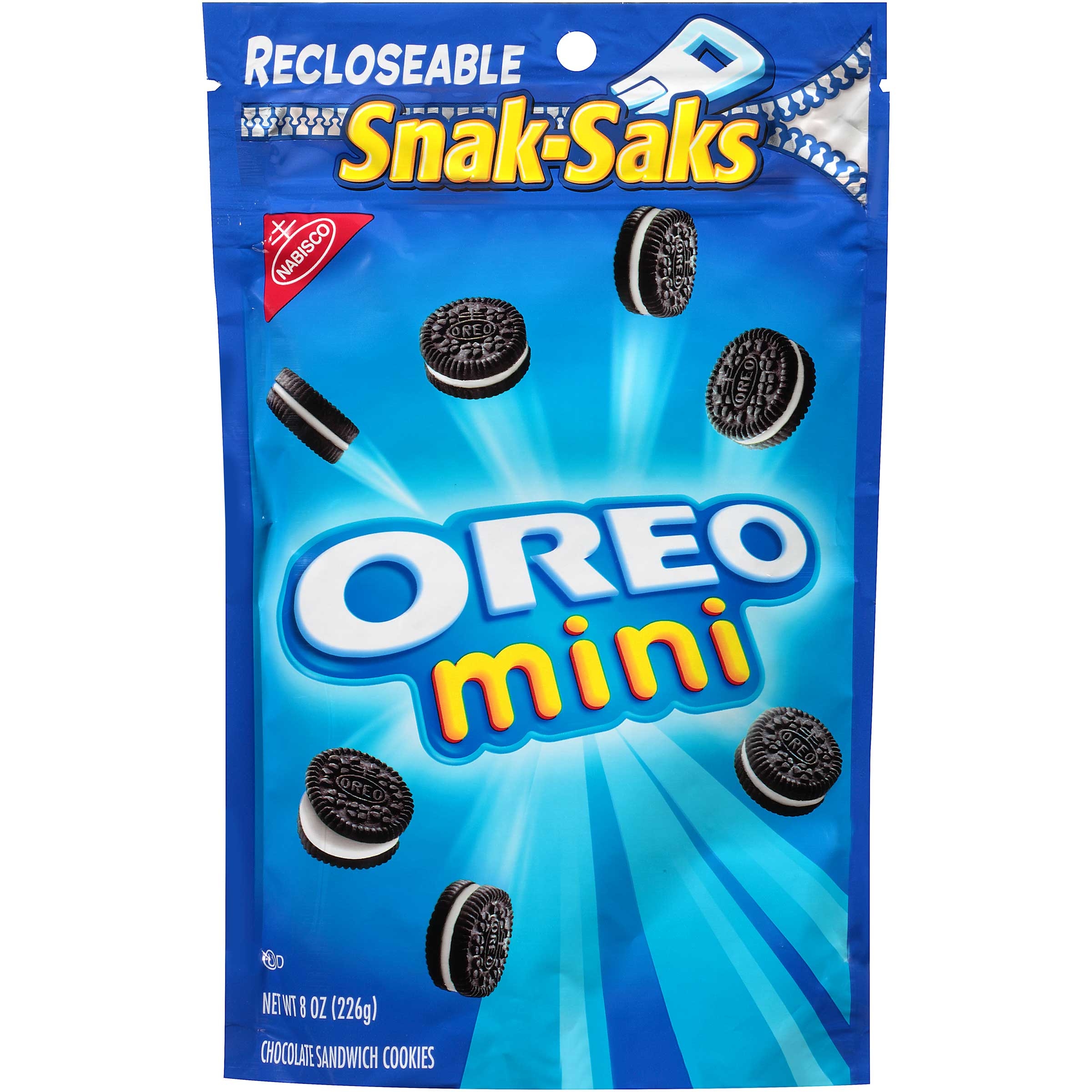 Oreo Mini Lunchbox Cookies Snak-Saks, 8 ounce -- 12 per case