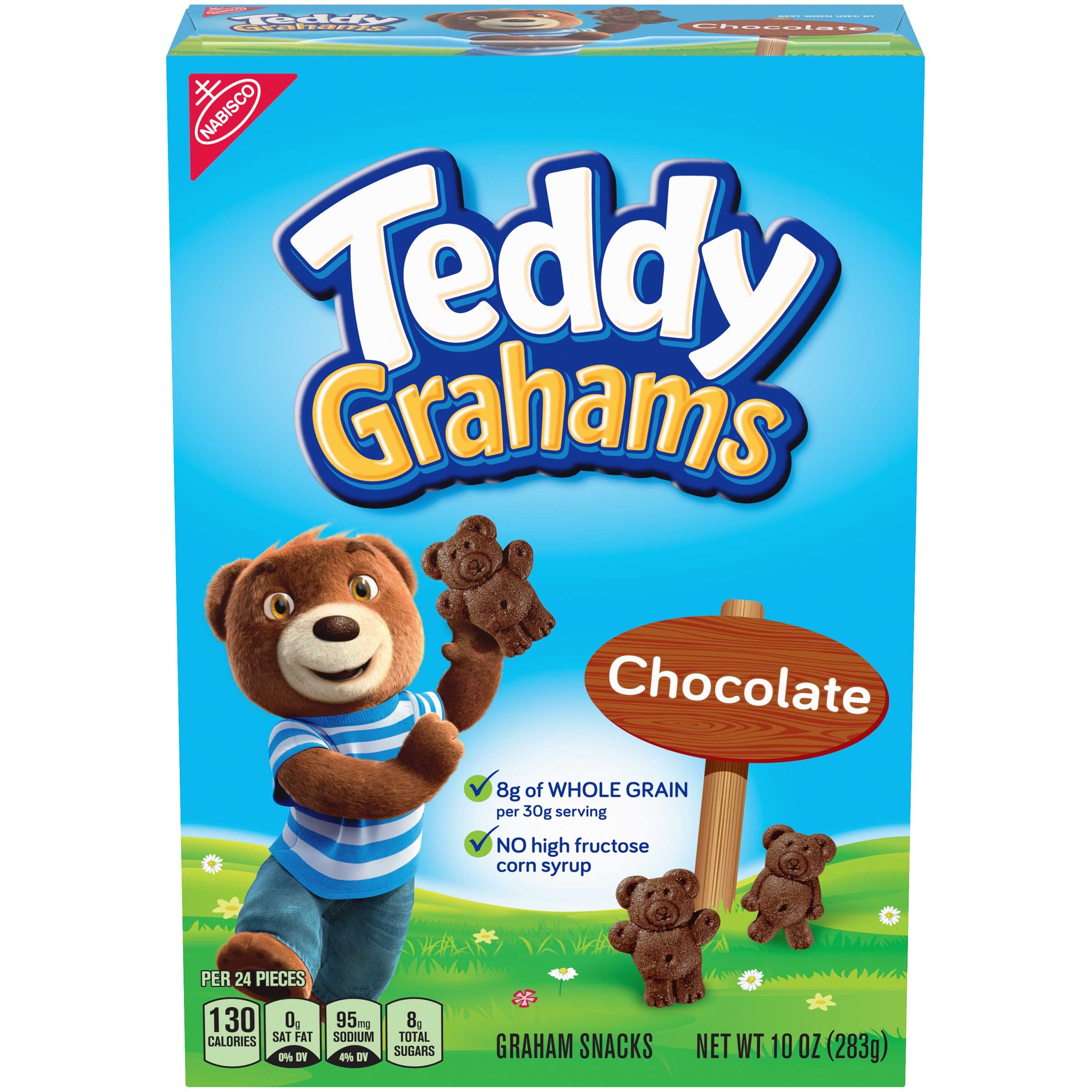 Teddy Grahams Chocolate - 10 oz. box, 6 per case