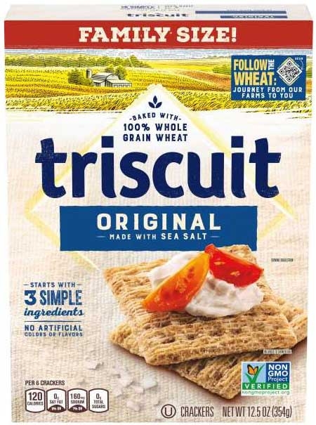 Triscuit Original Cracker, 12.5 Ounce -- 12 per case.