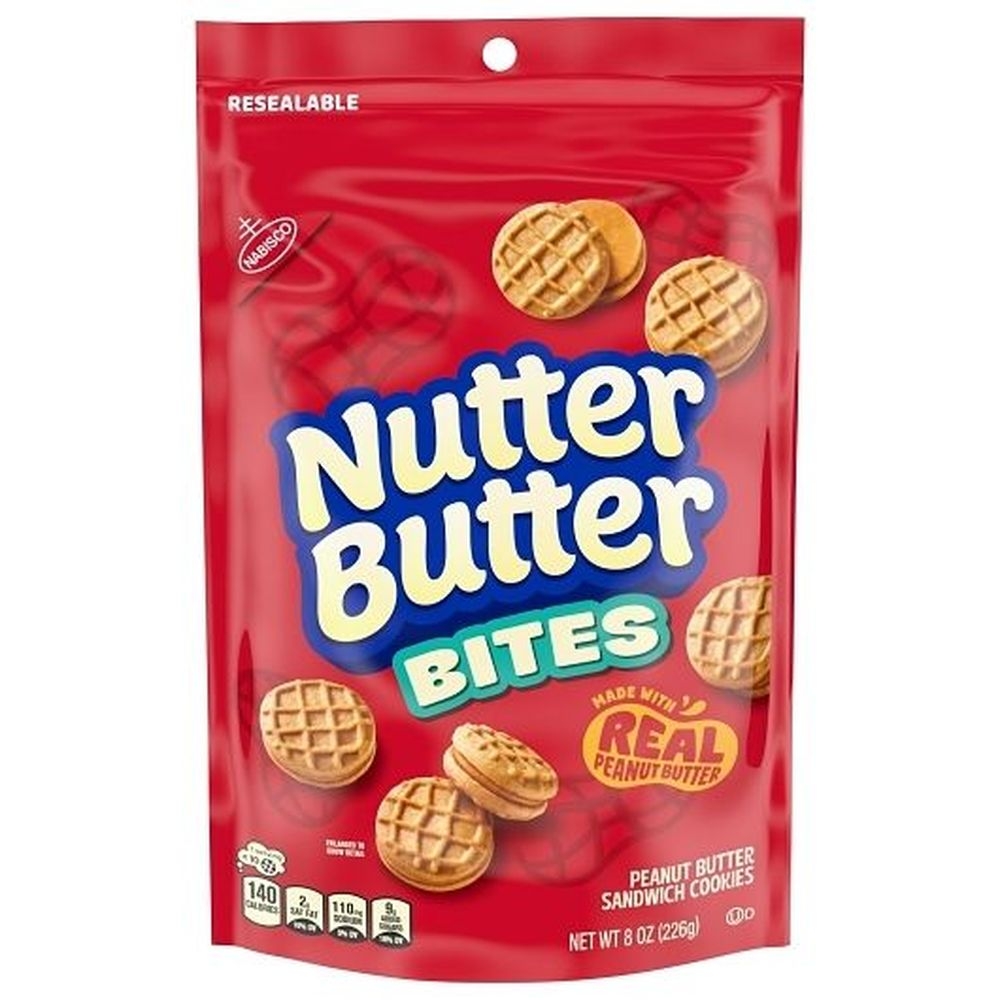 Nutter Butter Peanut Butter Sandwich Cookies, 8 Ounce -- 12 per case