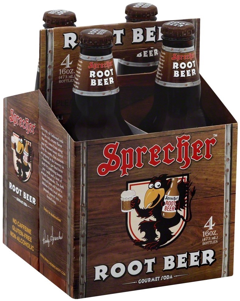 Sprecher Root Beer Soda, 64 Fluid Ounce -- 6 per case