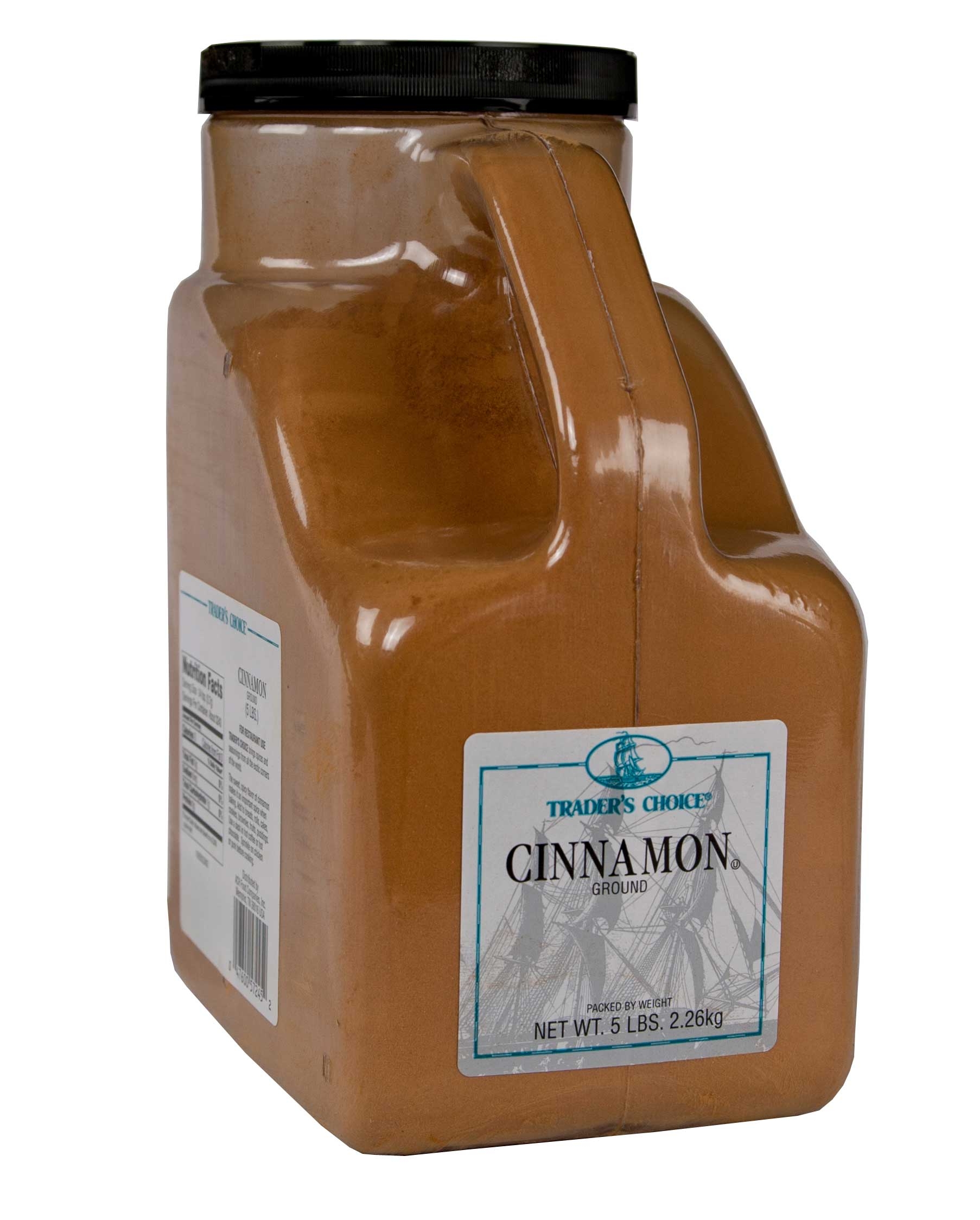 Traders Choice Ground Cinnamon - 5 lb. container, 1 per case