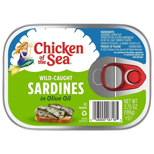 Chicken of the Sea Sardines in Olive Oil, 3.75 Ounce -- 18 per case