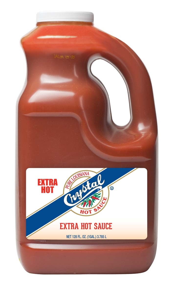 Crystal Sauce Firey Hotter, 1 Gallon -- 4 Case