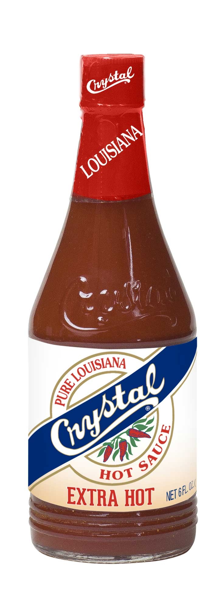 Sauce Crystal Extra Hotter Glass , 6 Ounce -- 12 Case