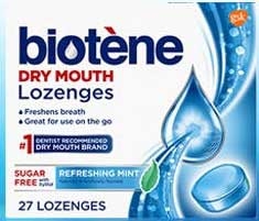 Biotene Dry Mouth Lozenges - 27 count per pack -- 12 packs per case