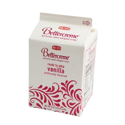 Rich Products Vanilla Artificial Flavor Bettercreme Icing and Filling, 8.8 Pound -- 4 per case.