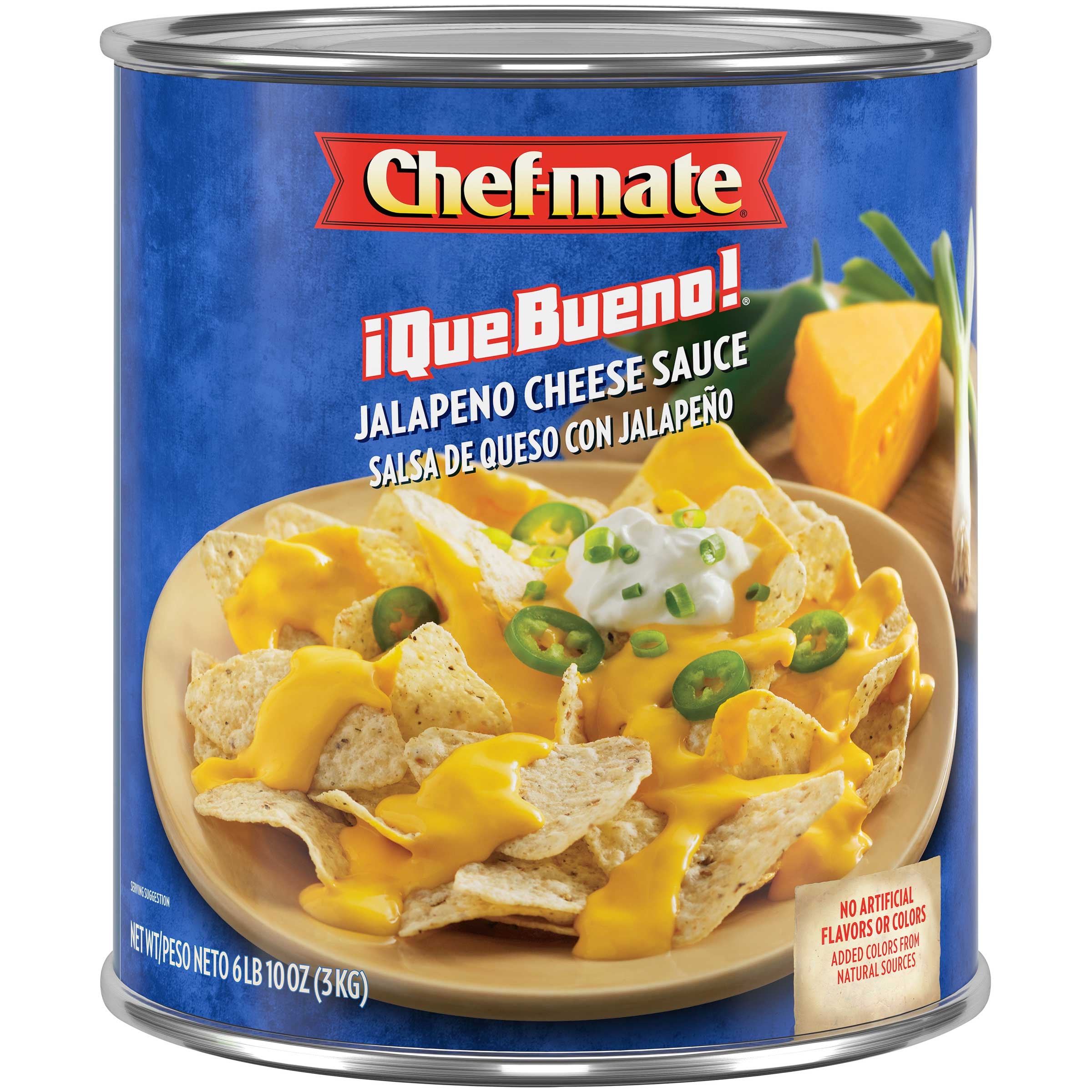 Nestle Chef-Mate Que Bueno Jalapeno Cheese Sauce, 106 Ounce