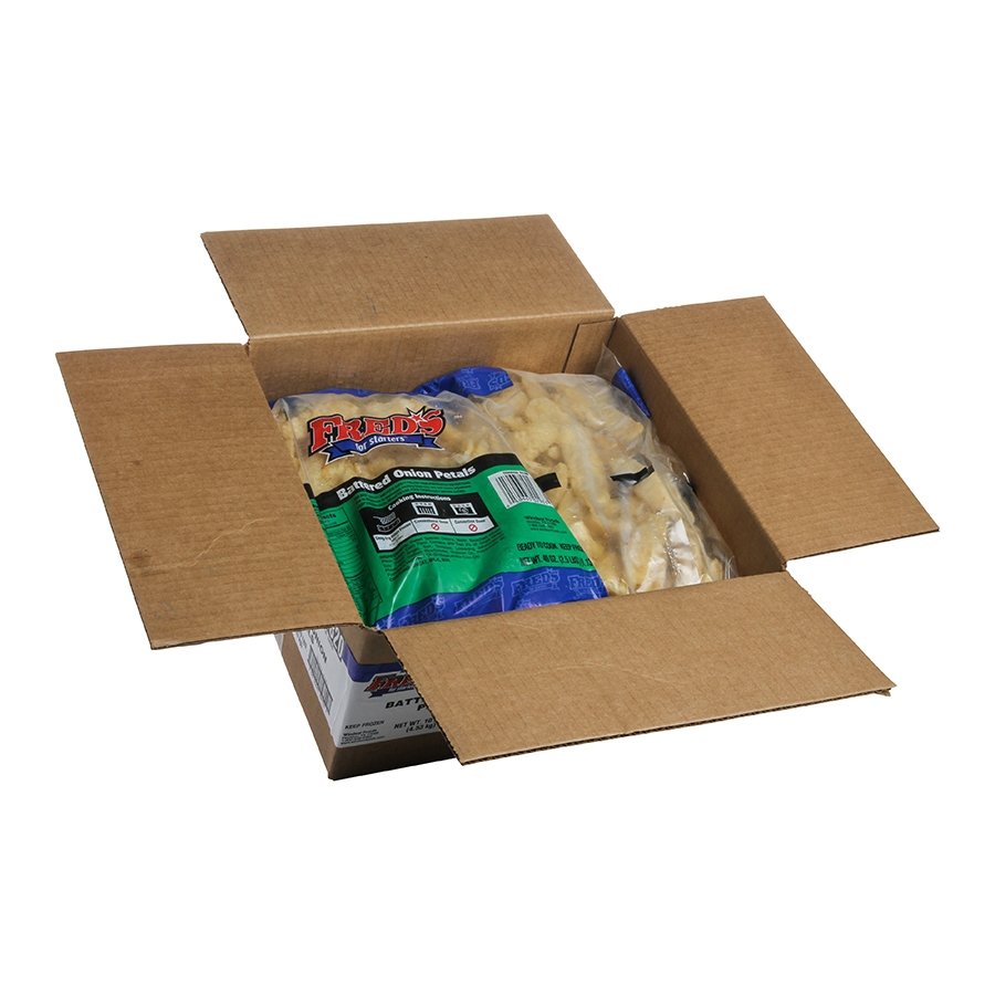 Windsor Freds Battered Onion Petal, 2.5 Pound -- 4 per case.