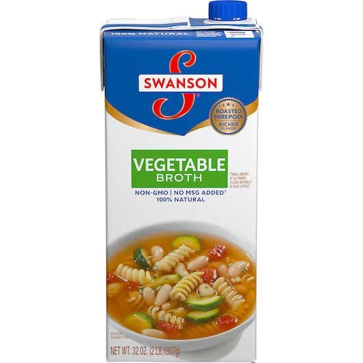 Swanson Vegetable Broth, 32 Ounce -- 12 per case