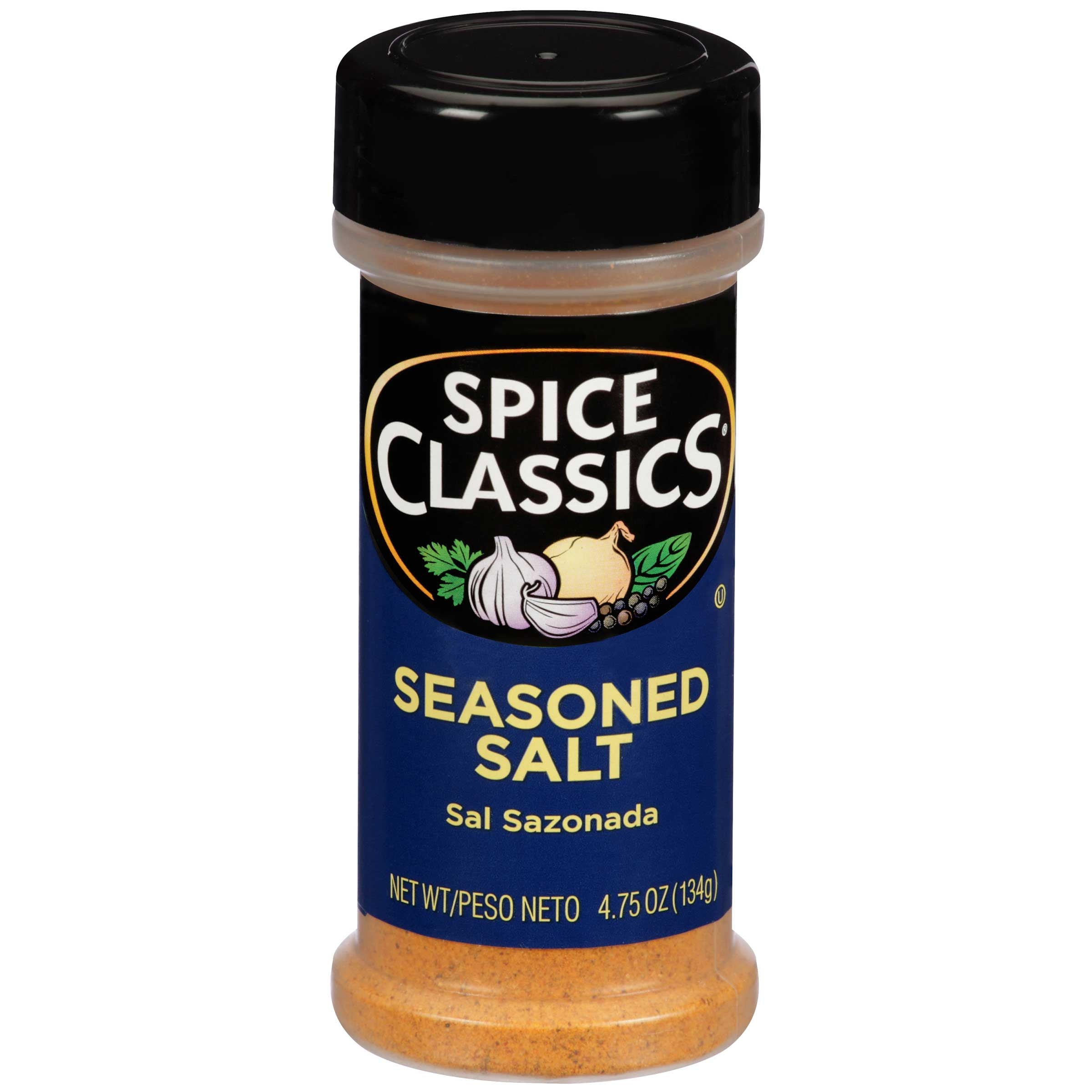 Spice Classics Seasoned Salt, 4.75 Ounce -- 12 per case.
