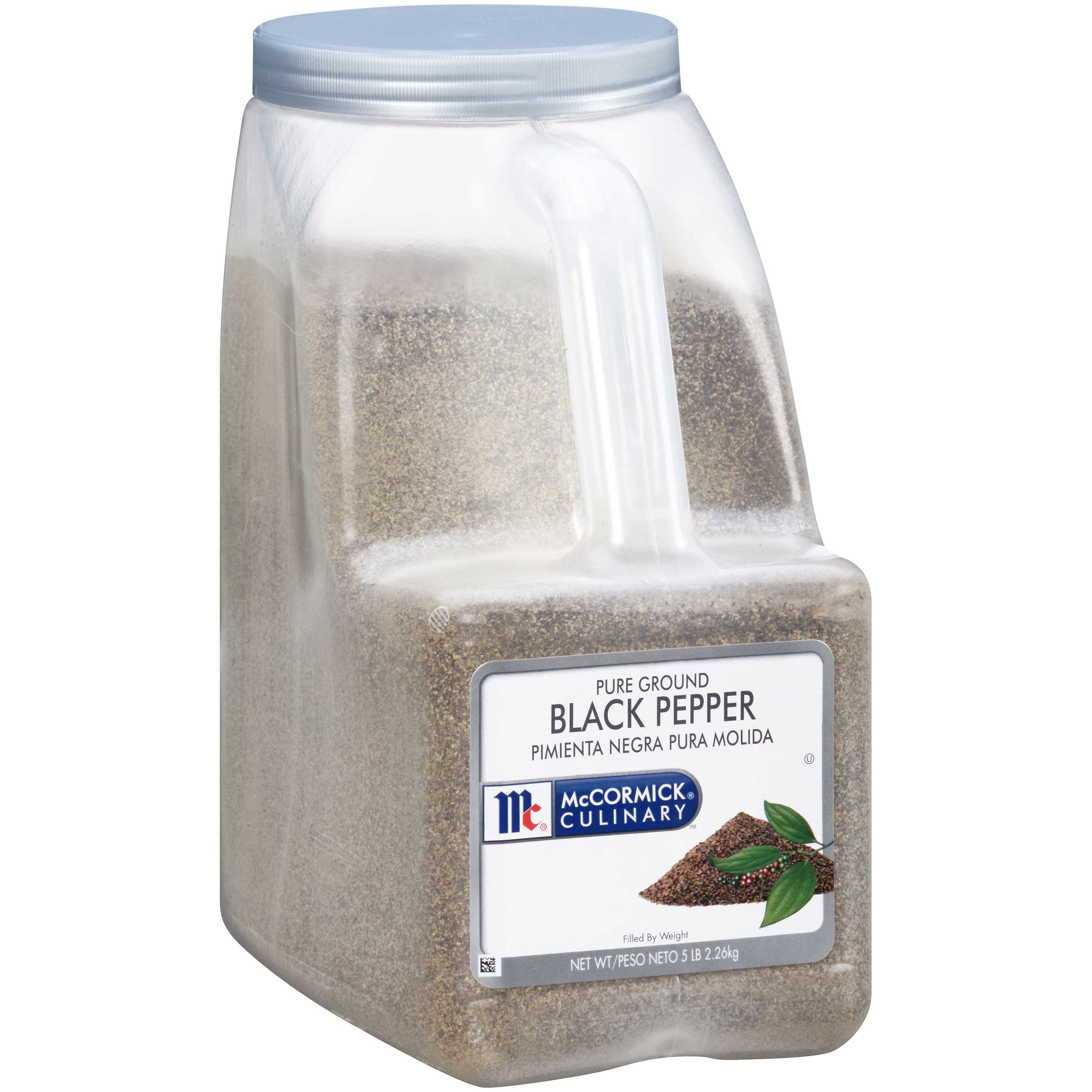 McCormick Culinary Pure Ground Black Pepper, 5 lbs. -- 3 per case