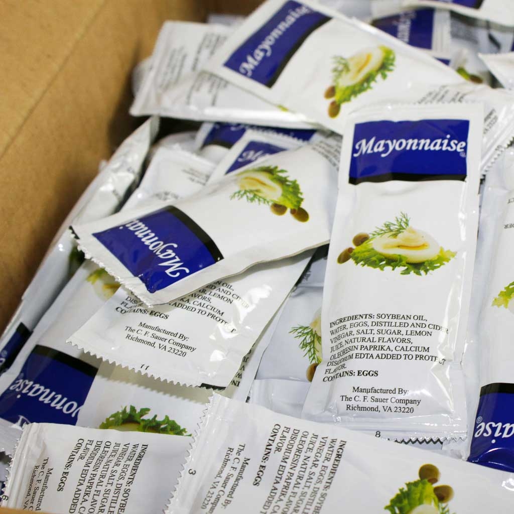 Sauers Mayonnaise, 12 Gram -- 200 per case.