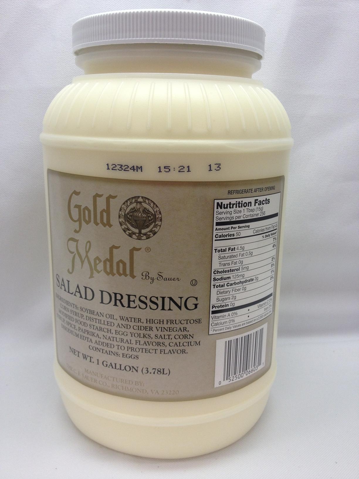 Commodity Oil Gold Medal Salad Dressing, 1 Gallon -- 4 per case.