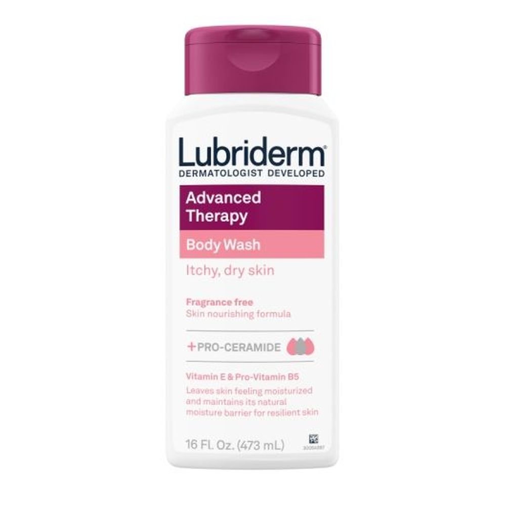 Lubriderm Advanced Therapy Face and Body Wash, 16 Fluid Ounce -- 12 per case