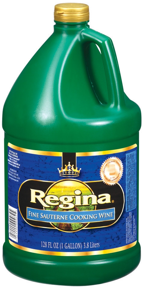 Regina Cooking Wine,  Sauterne ,Plastic,1 Gallon -- 4 Case