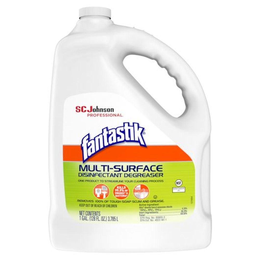 Fantastik Multi Surface Disinfectant Degreaser , 128 Fluid Ounce -- 4 per case