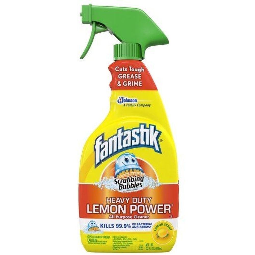 Fantastik Lemon Power Heavy Duty All Purpose Cleaner, 32 Fluid Ounce -- 8 per case.