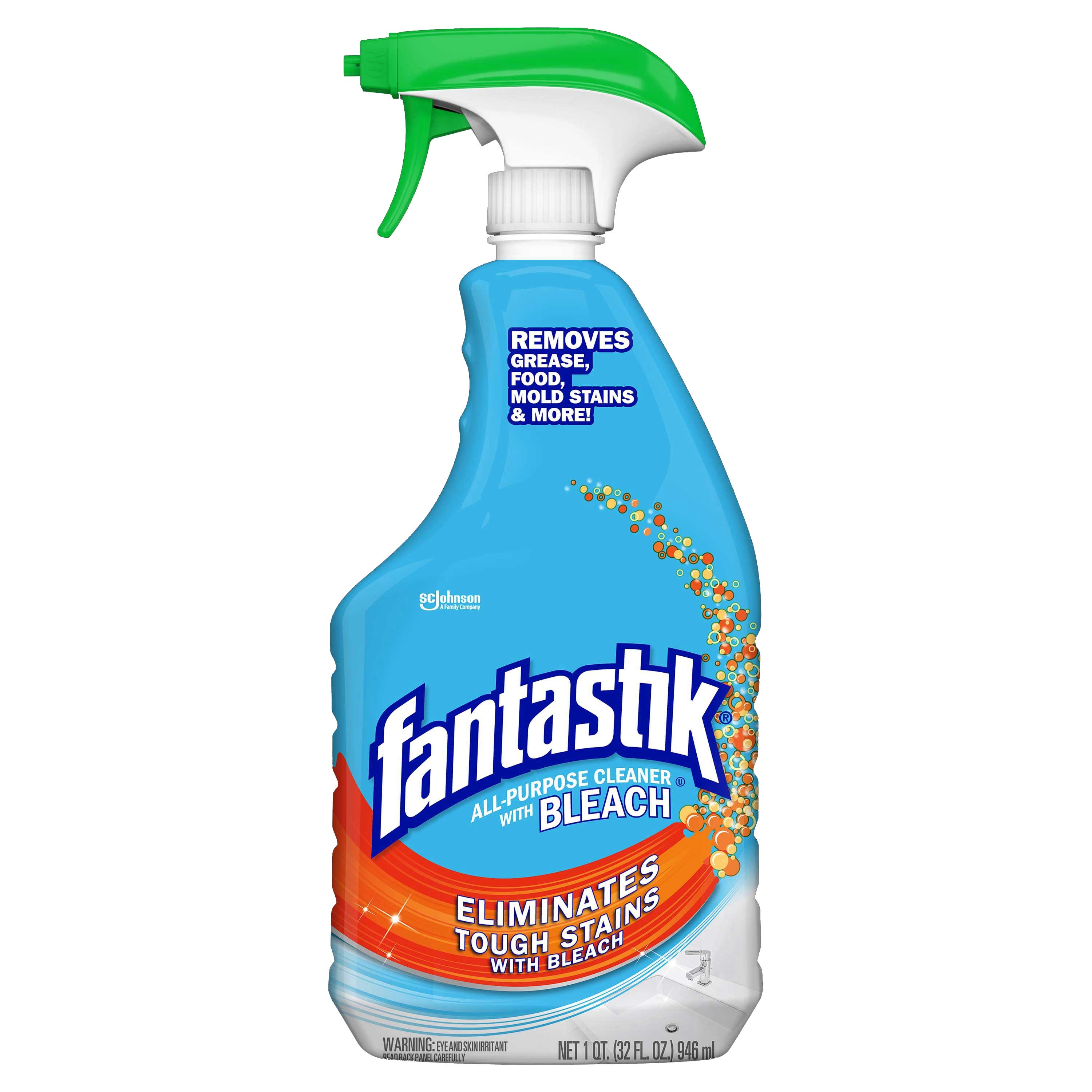 Fantastik All Purpose Cleaner with Bleach, 32 Fluid Ounce -- 8 per case