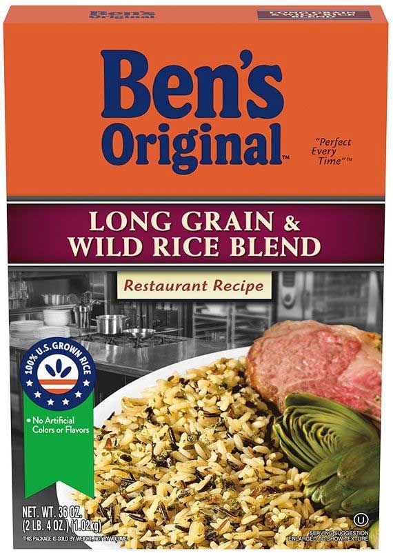 Bens Original Long Grain and Wild Rice Blend, 36 Ounce -- 6 per case