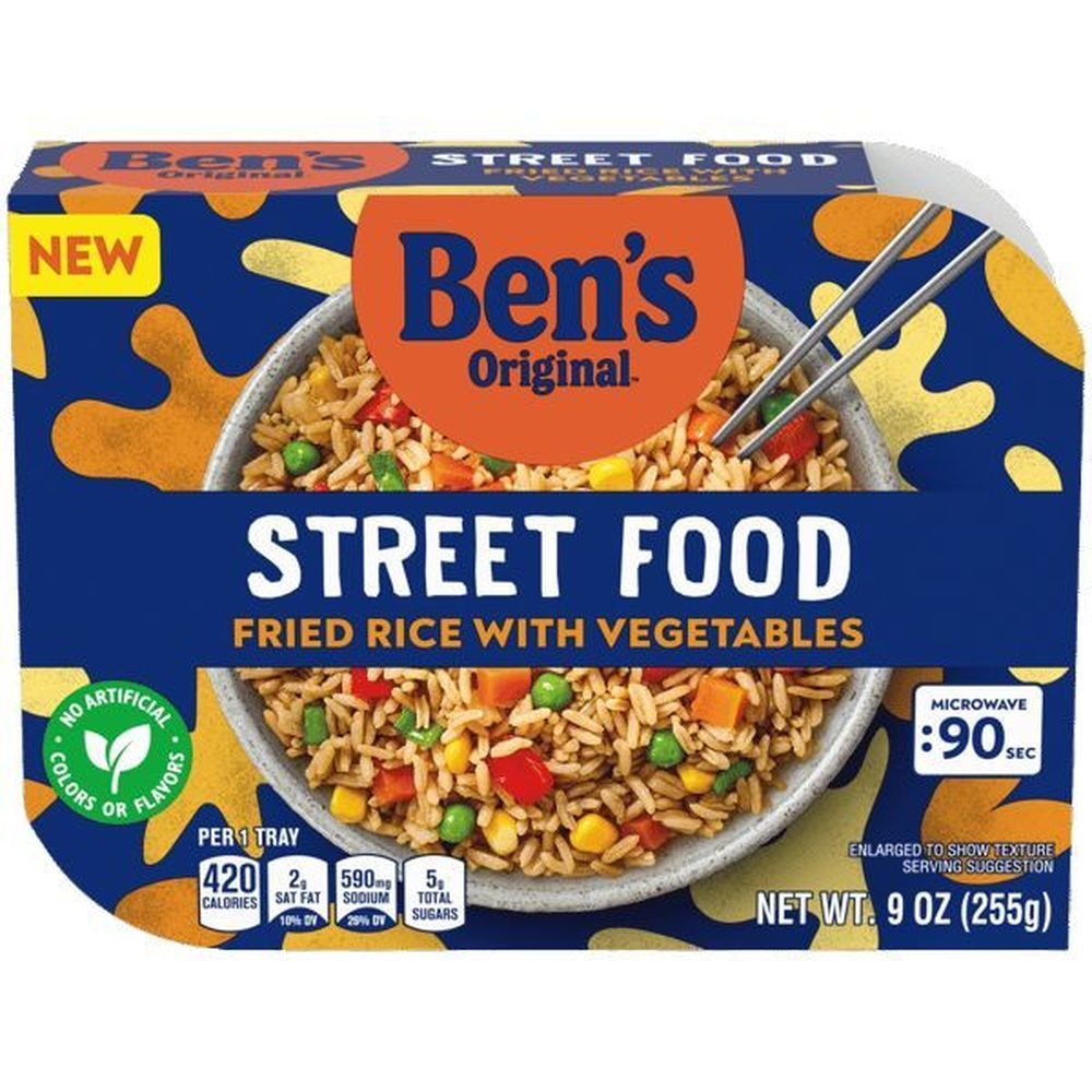 Bens Original Fried Rice with Vegetable Street Food, 9 Ounce -- 6 per case