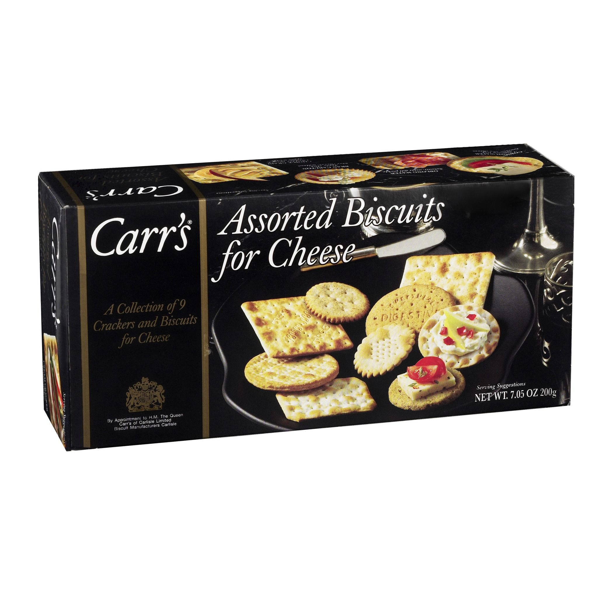 Cracker Keebler Carrs Assorted Biscuit Cheese 12 Case 7.5 Ounce