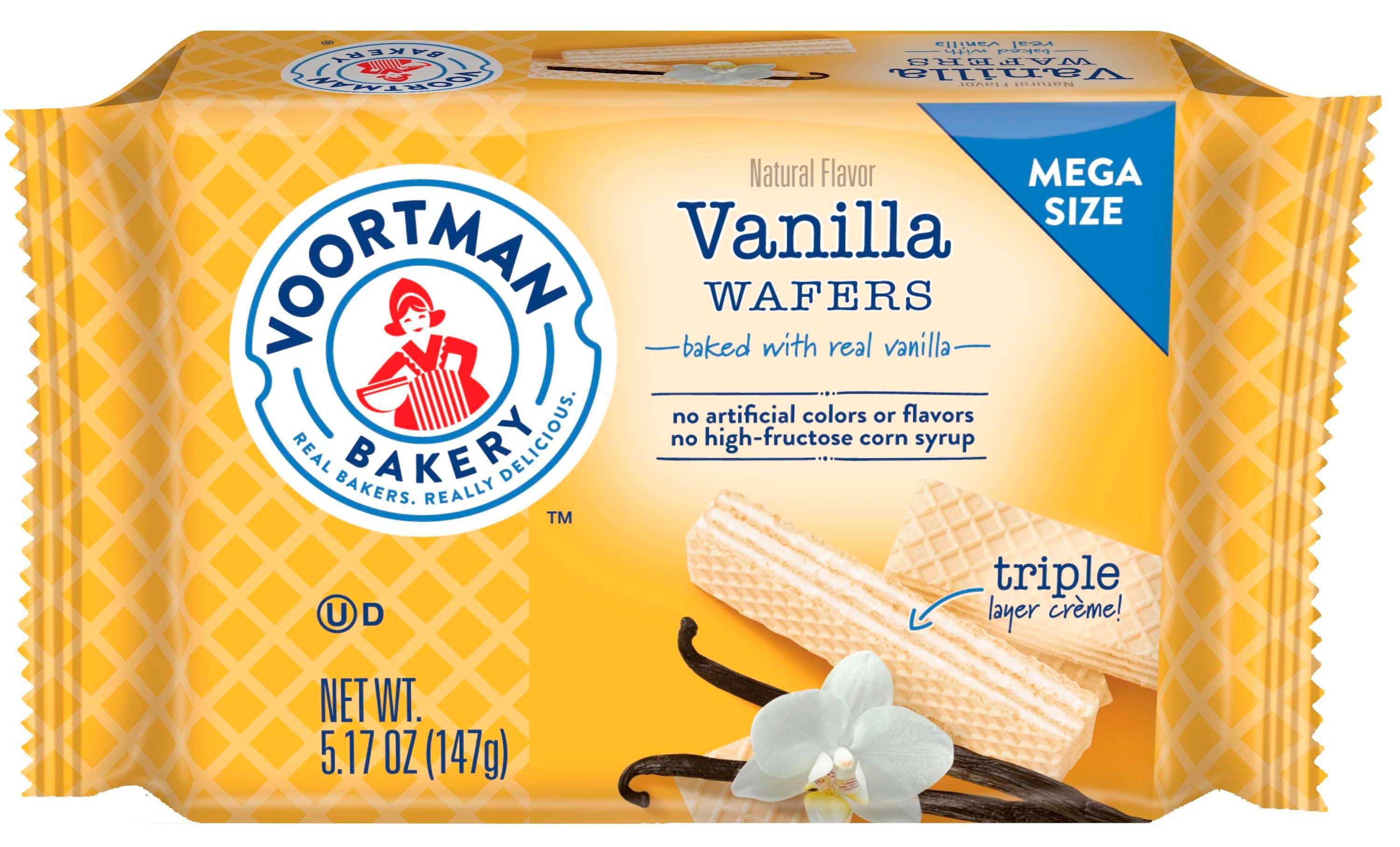 Voortman Bakery Vanilla Layered Wafer, 5.17 Ounce -- 54 per case