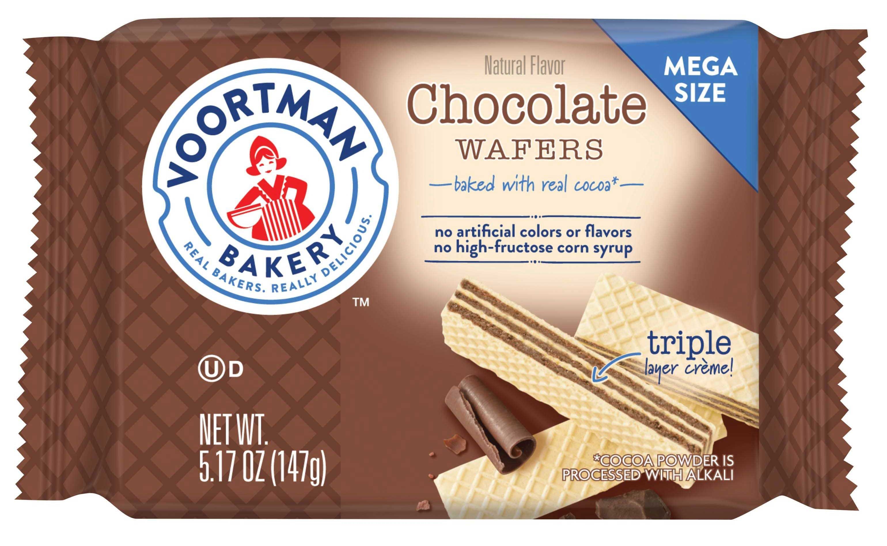 Voortman Bakery Chocolate Layered Wafer, 5.17 Ounce -- 54 per case