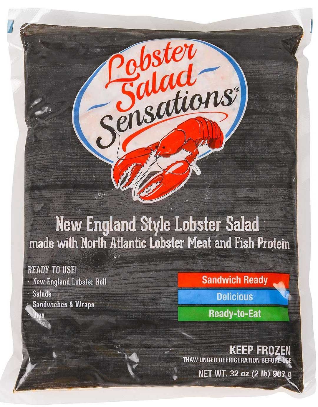 King and Prince Sensations Lobster Salad, 2 Pound -- 6 per case