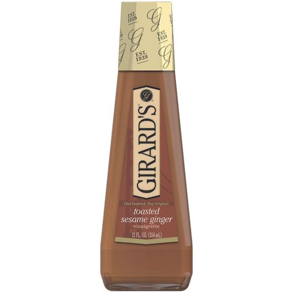 Girards Toasted Sesame Ginger Dressing, 12 Fluid Ounce Bottle -- 6 per case