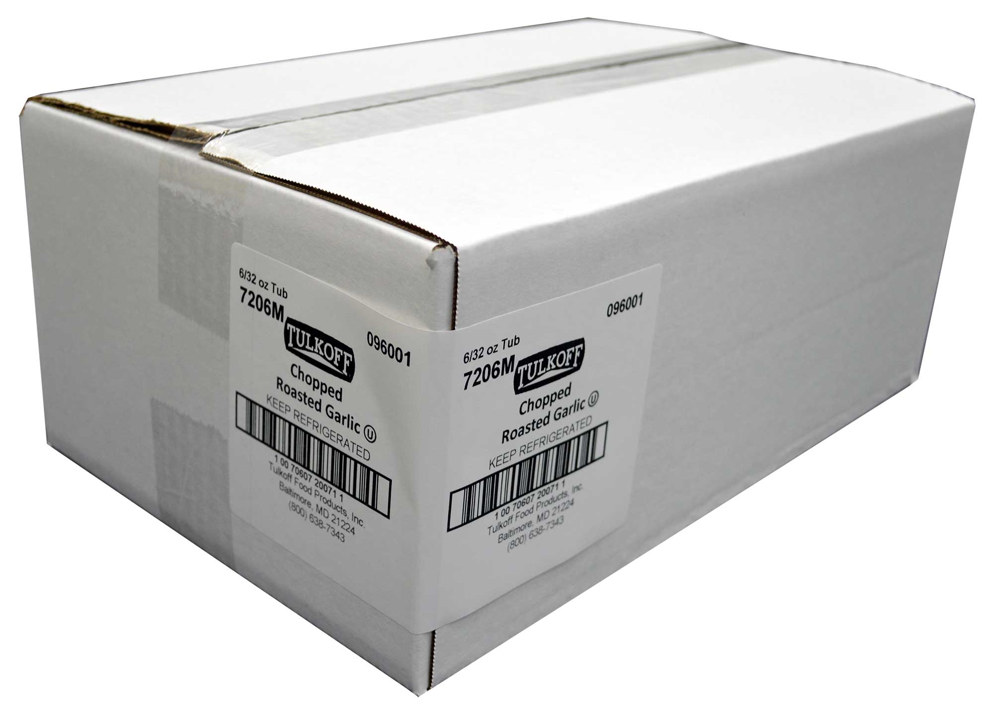 Tulkoff Roasted Chopped Garlic - 32 oz. container, 6 per case