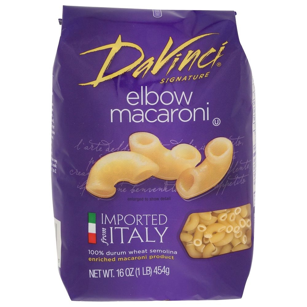 Davinci Elbow Macaroni Pasta, 16 Ounce -- 12 per case