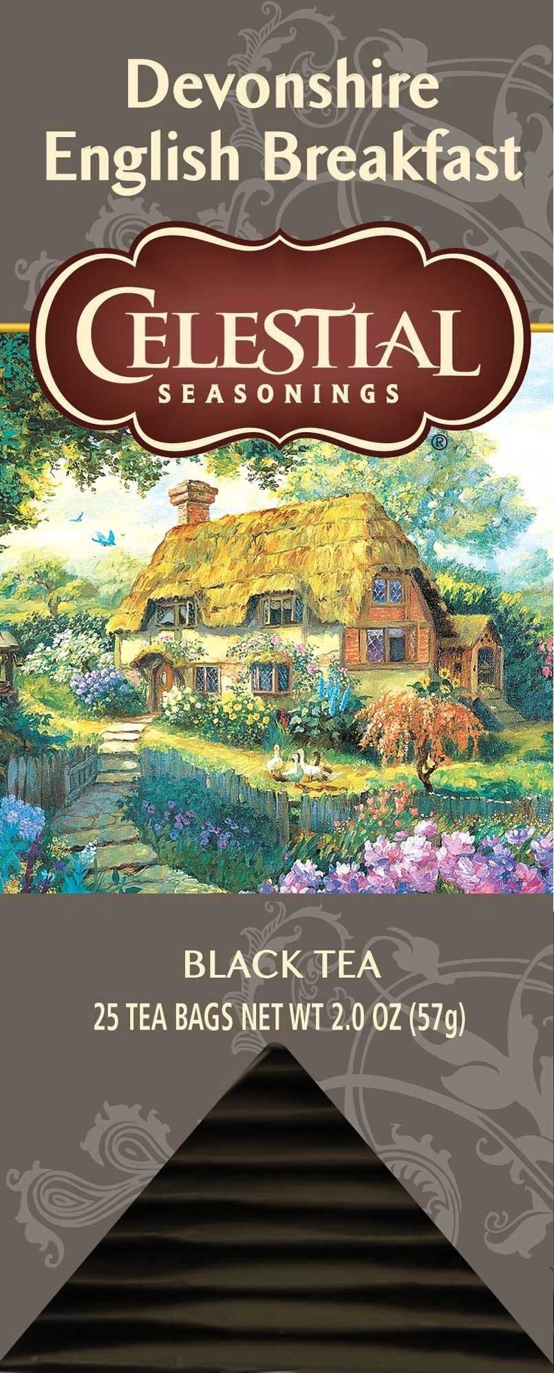 Celestial Seasonings Devonshire English Breakfast Black Tea - 25 tea bags per pack -- 6 packs per case