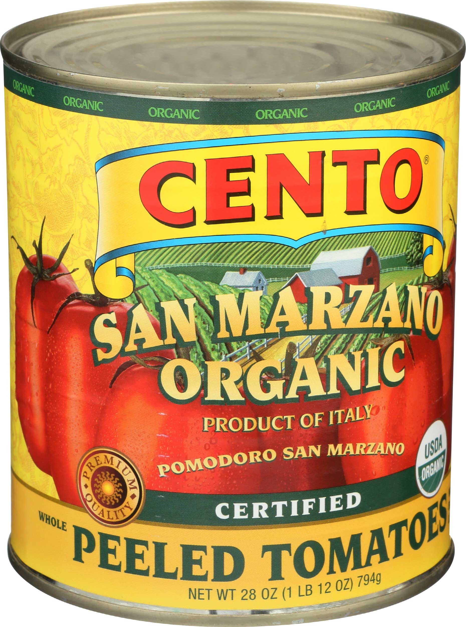 Cento Organic San Marzano Tomato, 28 Ounce -- 6 per case