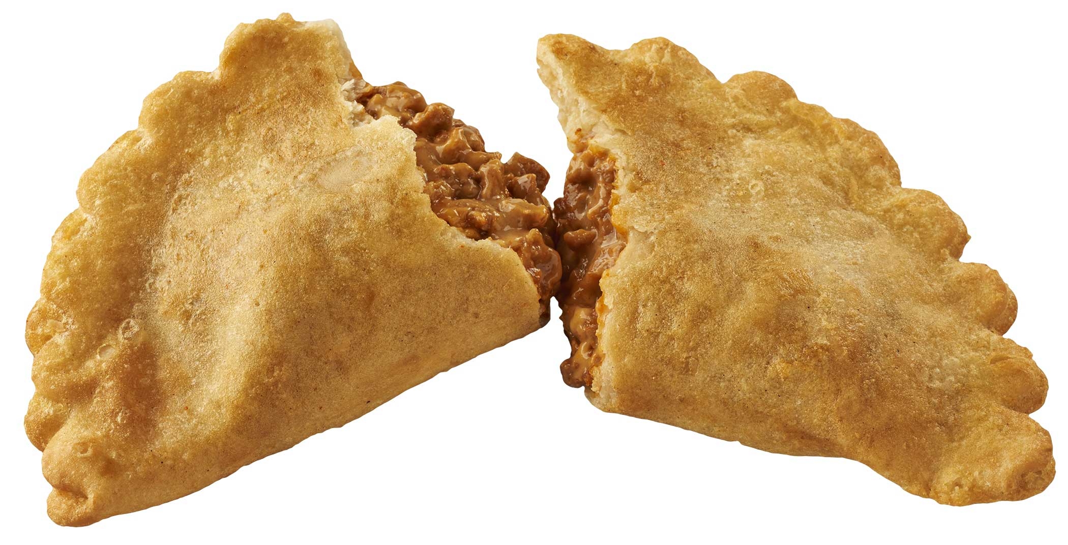 El Monterey No Sleeve Beef and Cheese Empanada, 3 Ounce -- 24 per case.