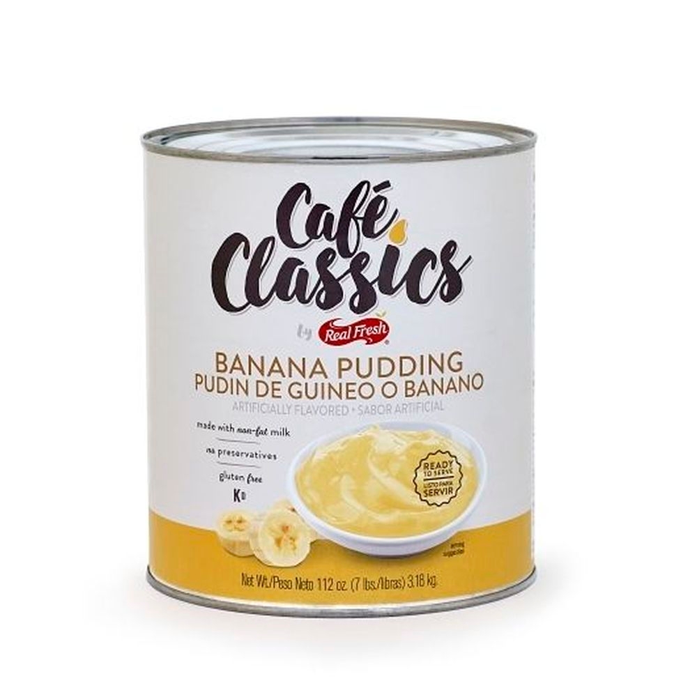 Real Fresh Cafe Classic Banana Pudding, 7 Pound -- 6 per case