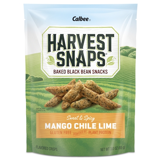 Harvest Snaps Mango Chili Lime Black Bean Snack Crisps, 3 Ounce -- 12 per case
