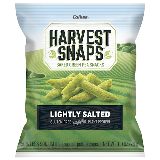 Harvest Snaps Lightly Salted Green Pea Snack Crisps, 1 Ounce -- 36 per case
