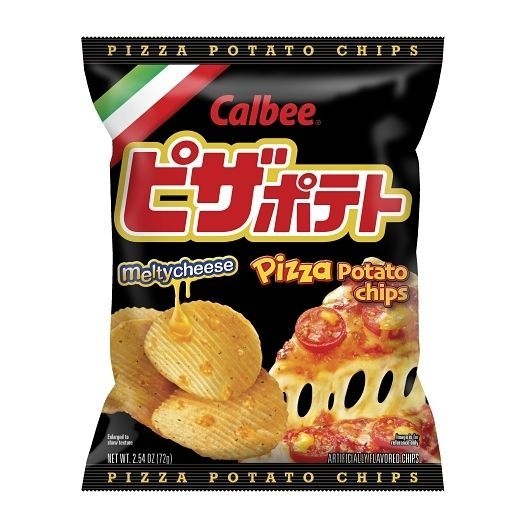 Calbee Pizza Potato Chips, 2.54 Ounce -- 24 per case