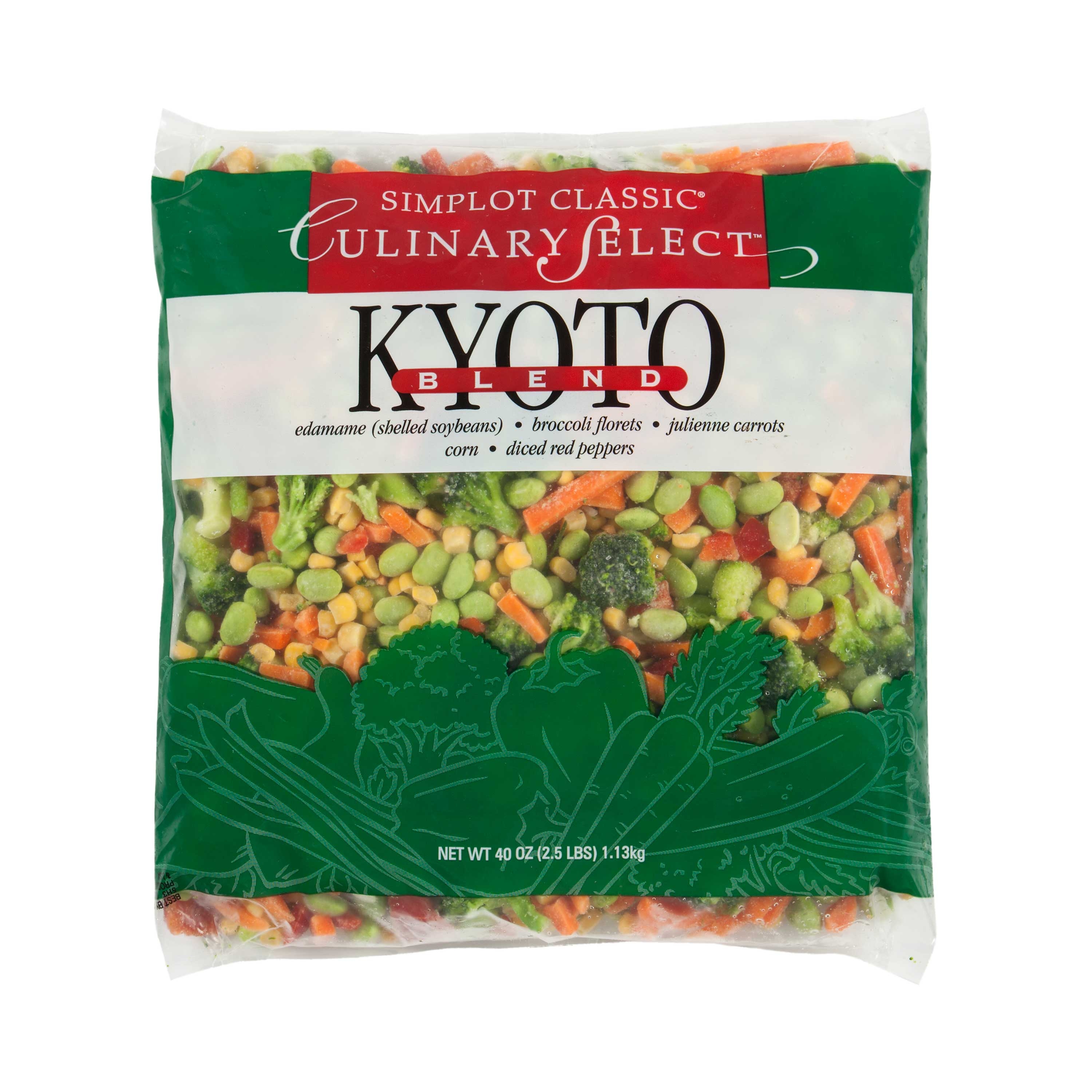 Simplot Culinary Select Kyoto Vegetable Blend, 2.5 Pound -- 6 per case.