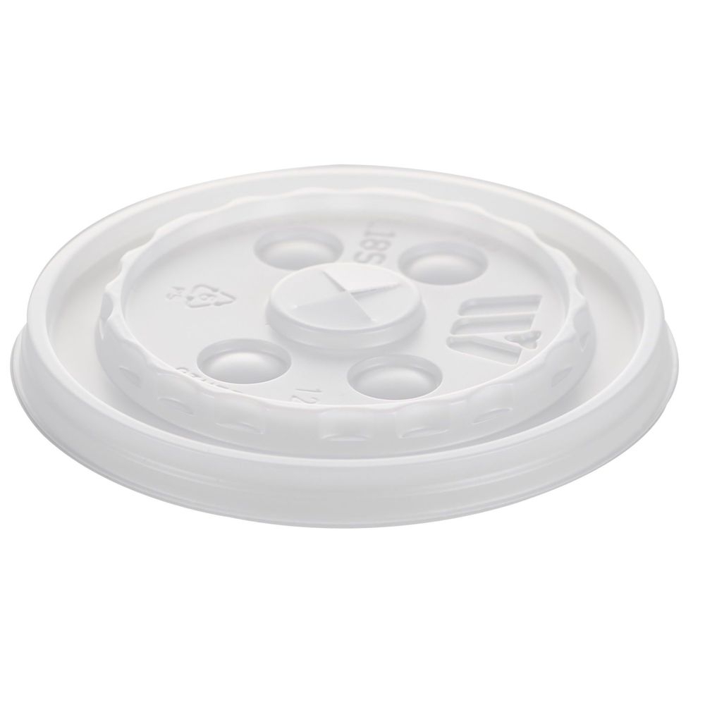 Wincup L18S Translucent Straw Slotted Lid For 12 - 44 Ounce Cups -- 1000 per case.