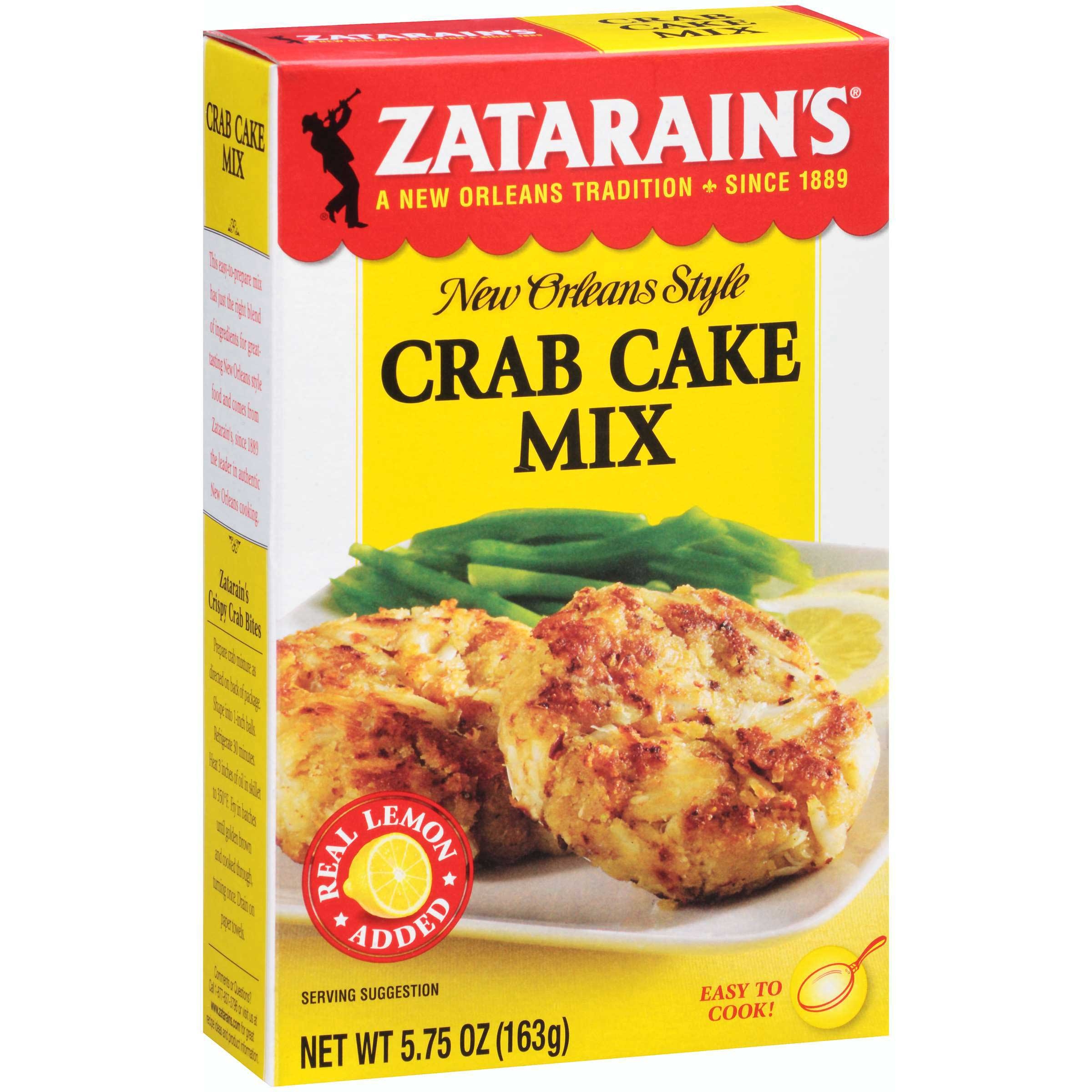 Zatarains Seafood Crab Cake Mix, 5.75 Ounce -- 12 per case.