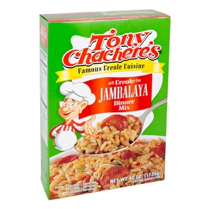 Tony Chacheres Creole Jambalaya Mix, 40 Ounce -- 8 per case.