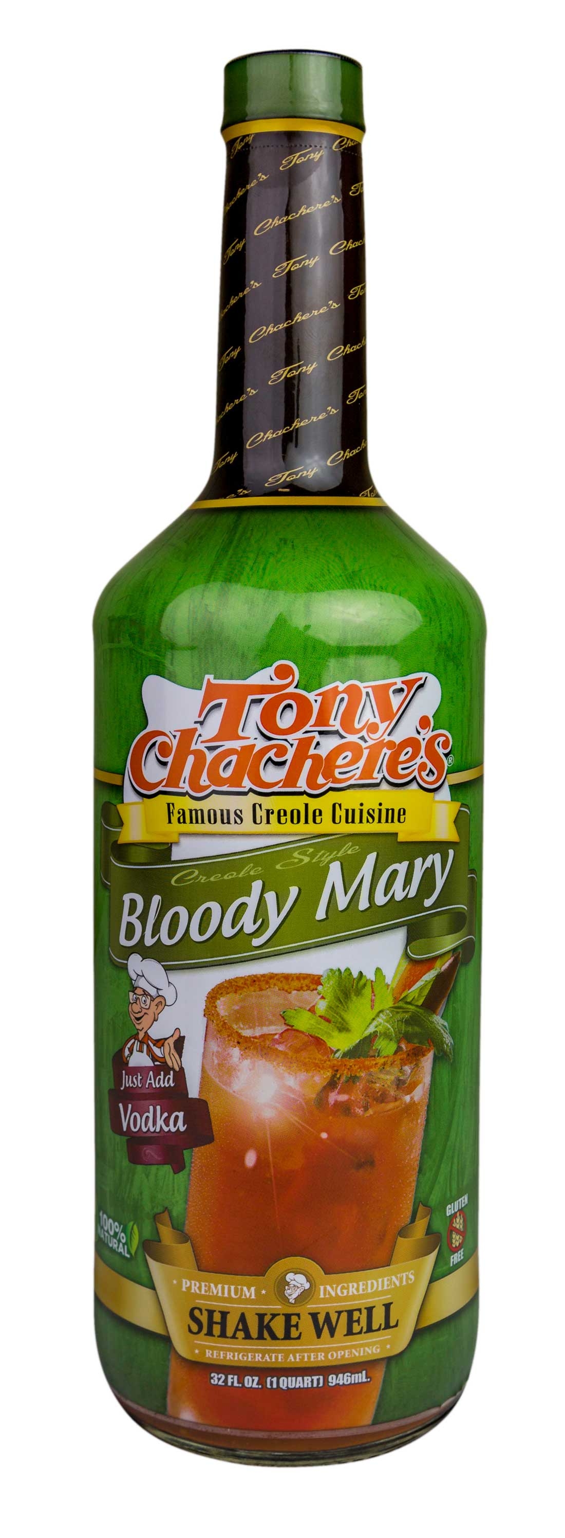 Tony Chacheres Bloody Mary Mix, 32 Ounce -- 12 per case.