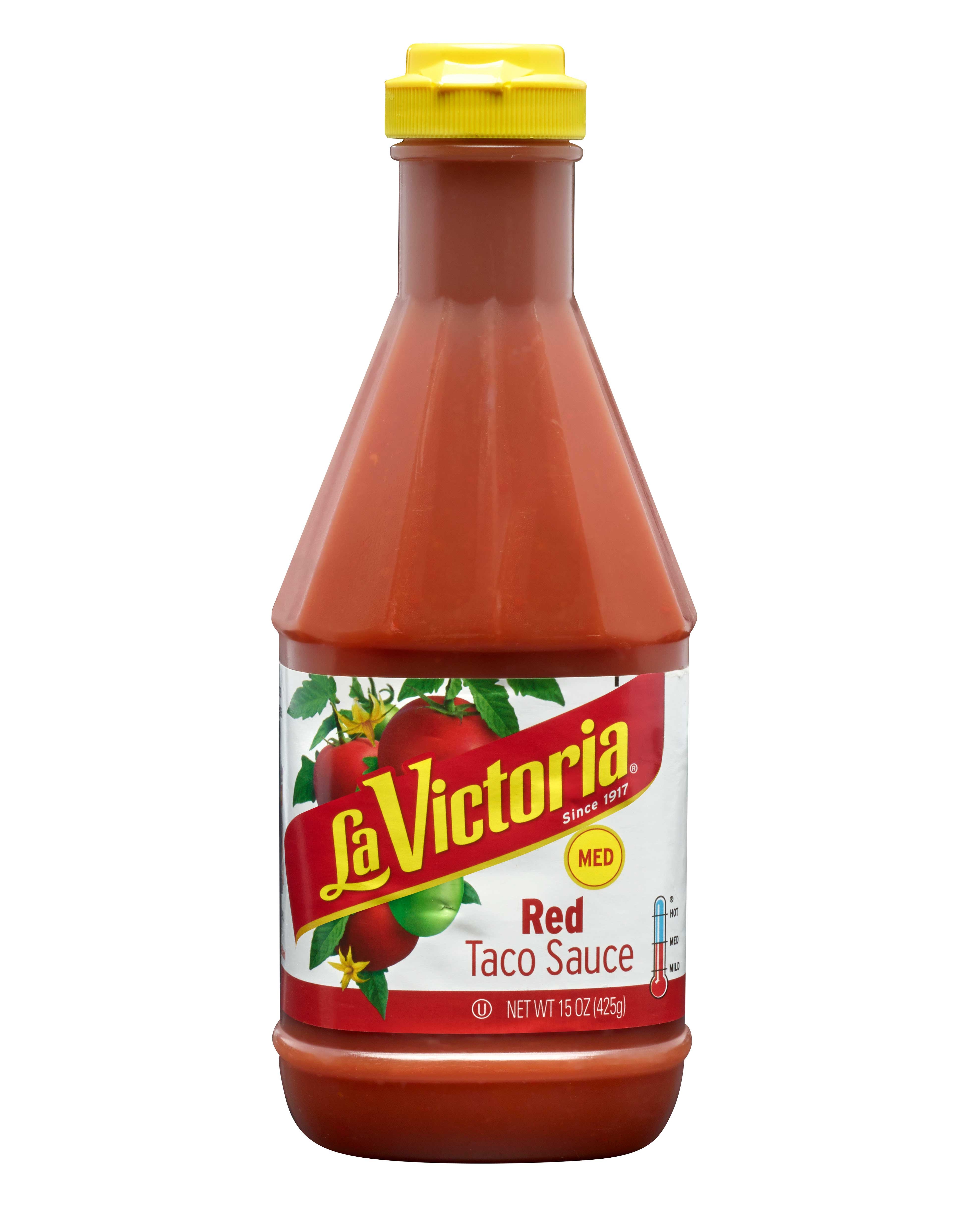 La Victoria Medium Red Taco Sauce, 15 Ounce -- 12 per case