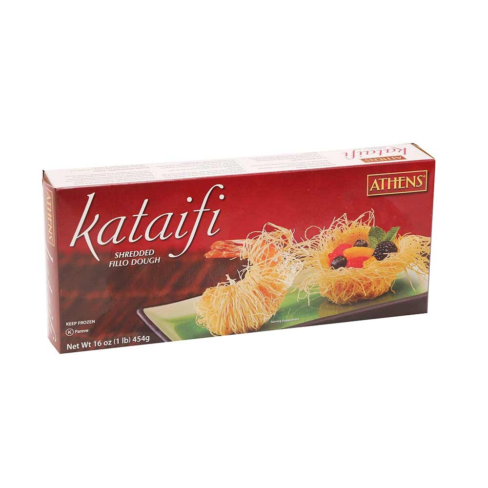 Athens Foods Kataifi Shredded Fillo Dough, 16 Ounce -- 12 per case.