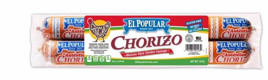 El Popular Mexican Chicken Chorizo -- 12 per case