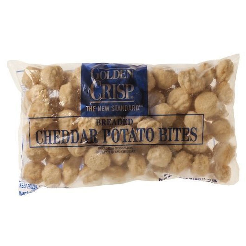 Golden Crisp Breaded Cheddar Potato Bites, 3 Pound -- 4 per case