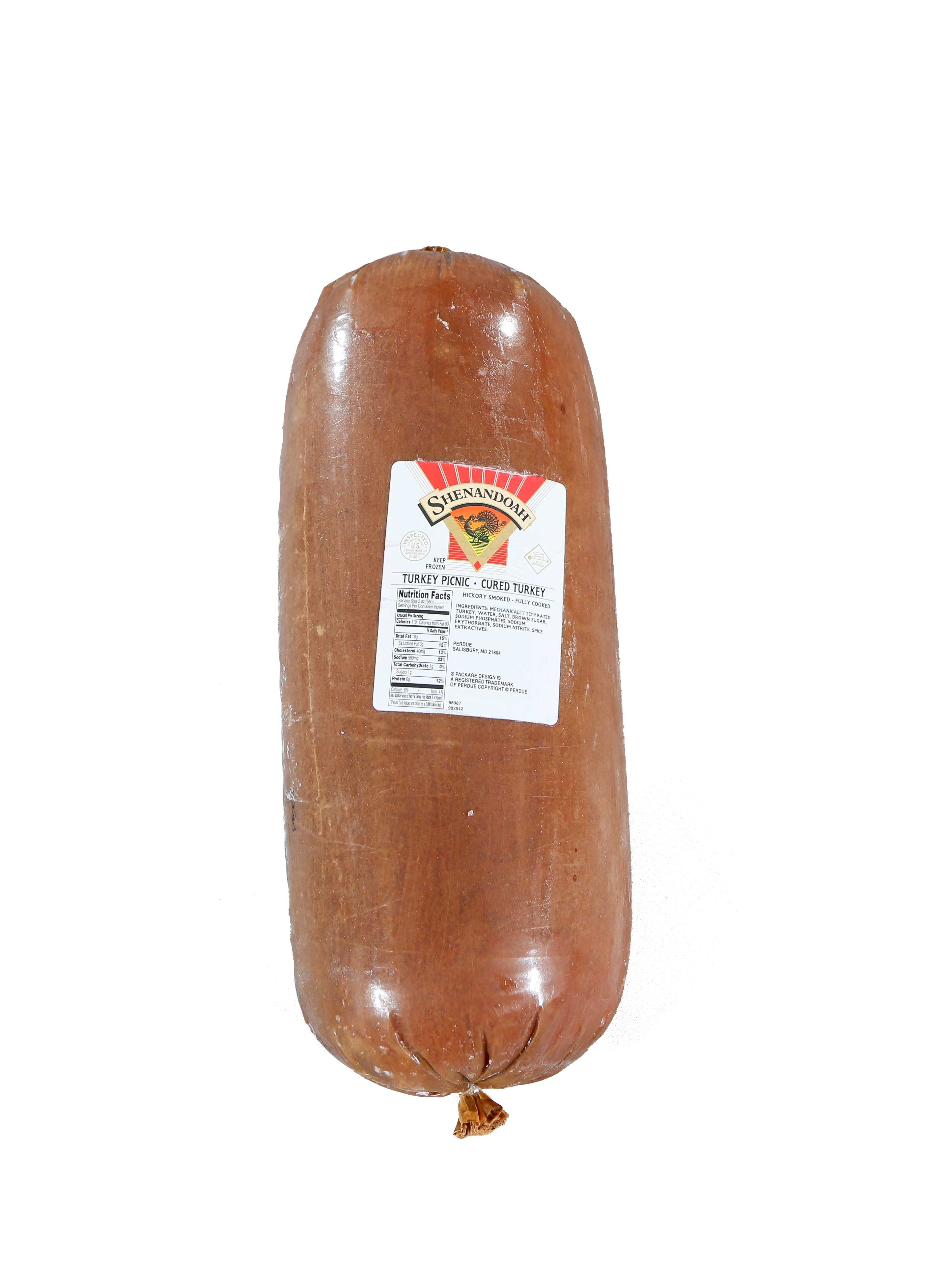 Perdue Farms Shenandoah Cured Dark Turkey Picnic, 10 Pound -- 2 per case.