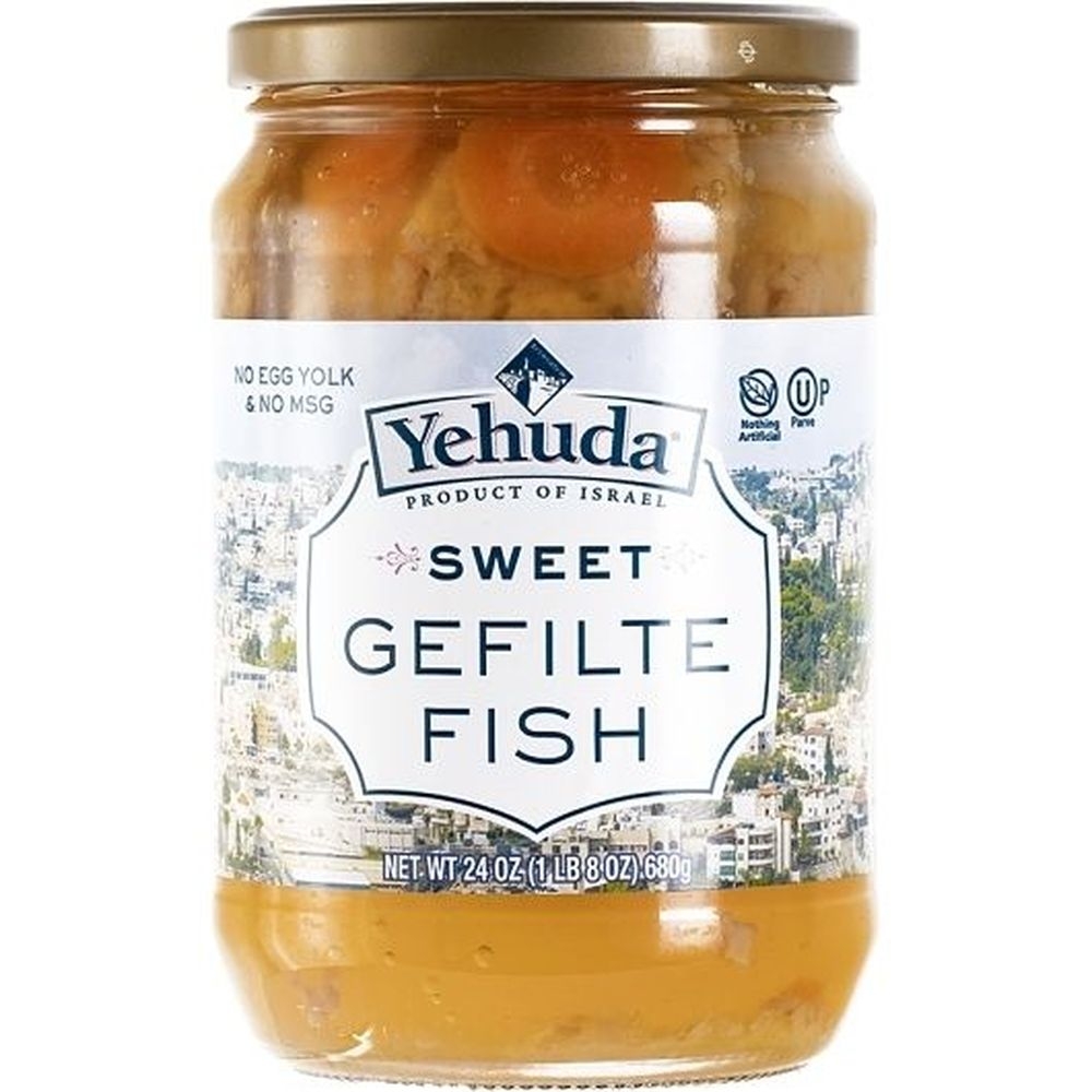 Yehuda Sweet Gefilte Fish, 24 Ounce -- 12 per case